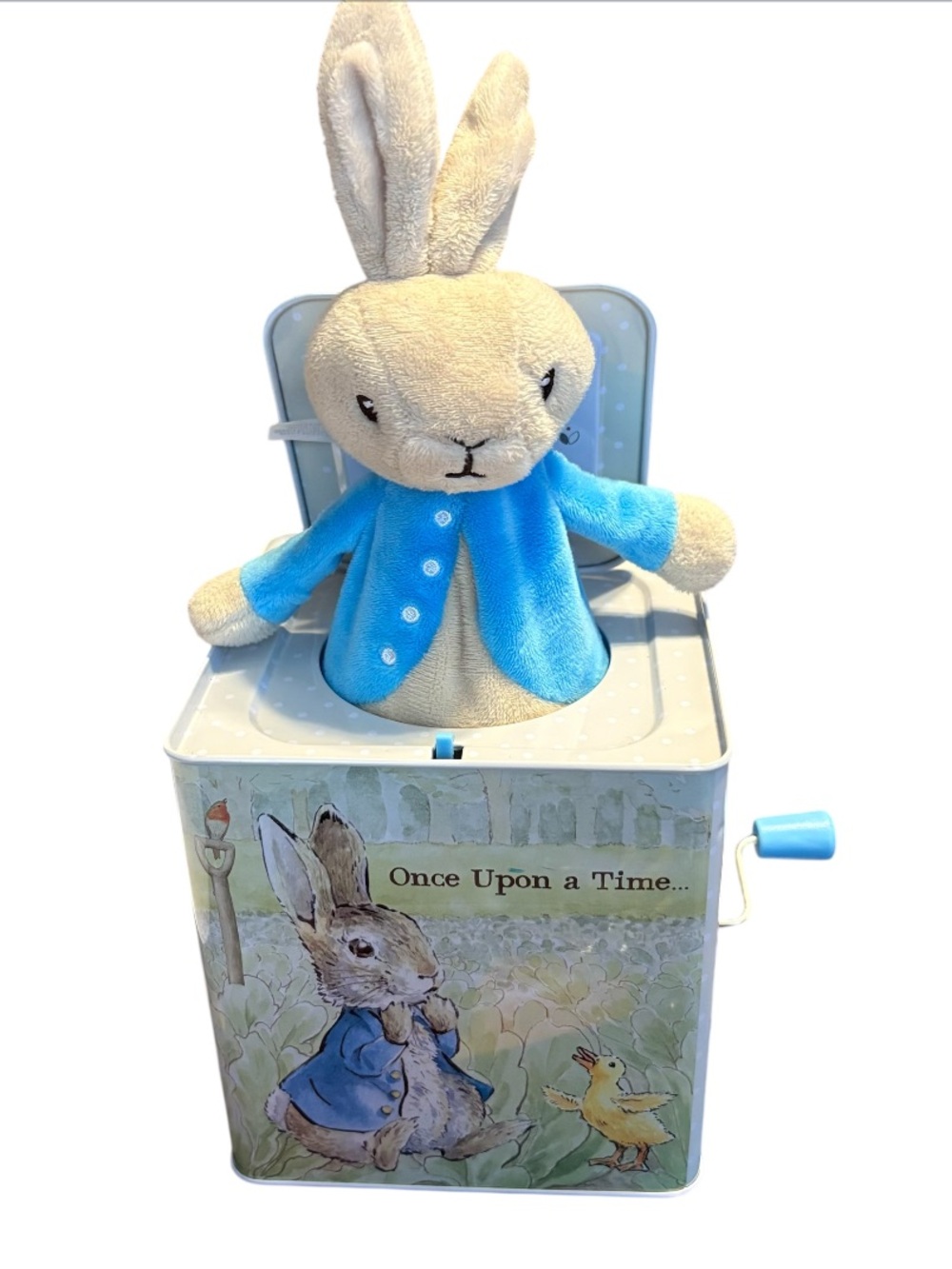 Peter Rabbit Jack in the Box Toy Metal Box Plush Stuffed Animal